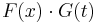 \bold{}F(x)\cdot G(t)